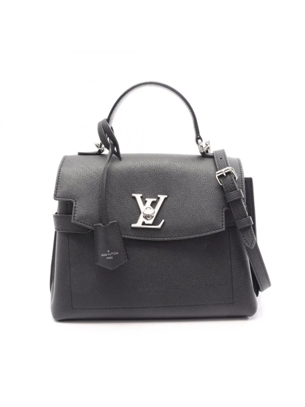 Louis Vuitton Lockme Ever BB 2-Way Noir Leather Handbag